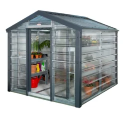 Adman Steel Sheds Multigrow 8x6.1 Greenhouse With Adjustable Vent