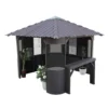 Canadian Spa Company Frazer Square Gazebo, (W)3.37m (D)3.37m - Assembly Required