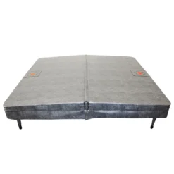 Canadian Spa Company Grey Square Cover (L)2.38m (W)2.38m
