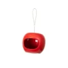CJ Wildlife Ceramic Feeder Bird Mixes Red Apple Bird Feeder 0.5L