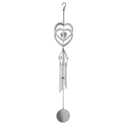 Flamboya Crystal Heart Wind Spinner 51cm