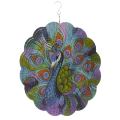 Flamboya Peacock Wind Spinner 30cm