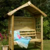 Forest Cadiz Arbour, (H)1970mm (W)1690mm (D)730mm - Assembly Required