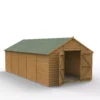 Forest Garden 10x20 Apex Dip Treated Shiplap Wooden Shed With Floor (Base Included)