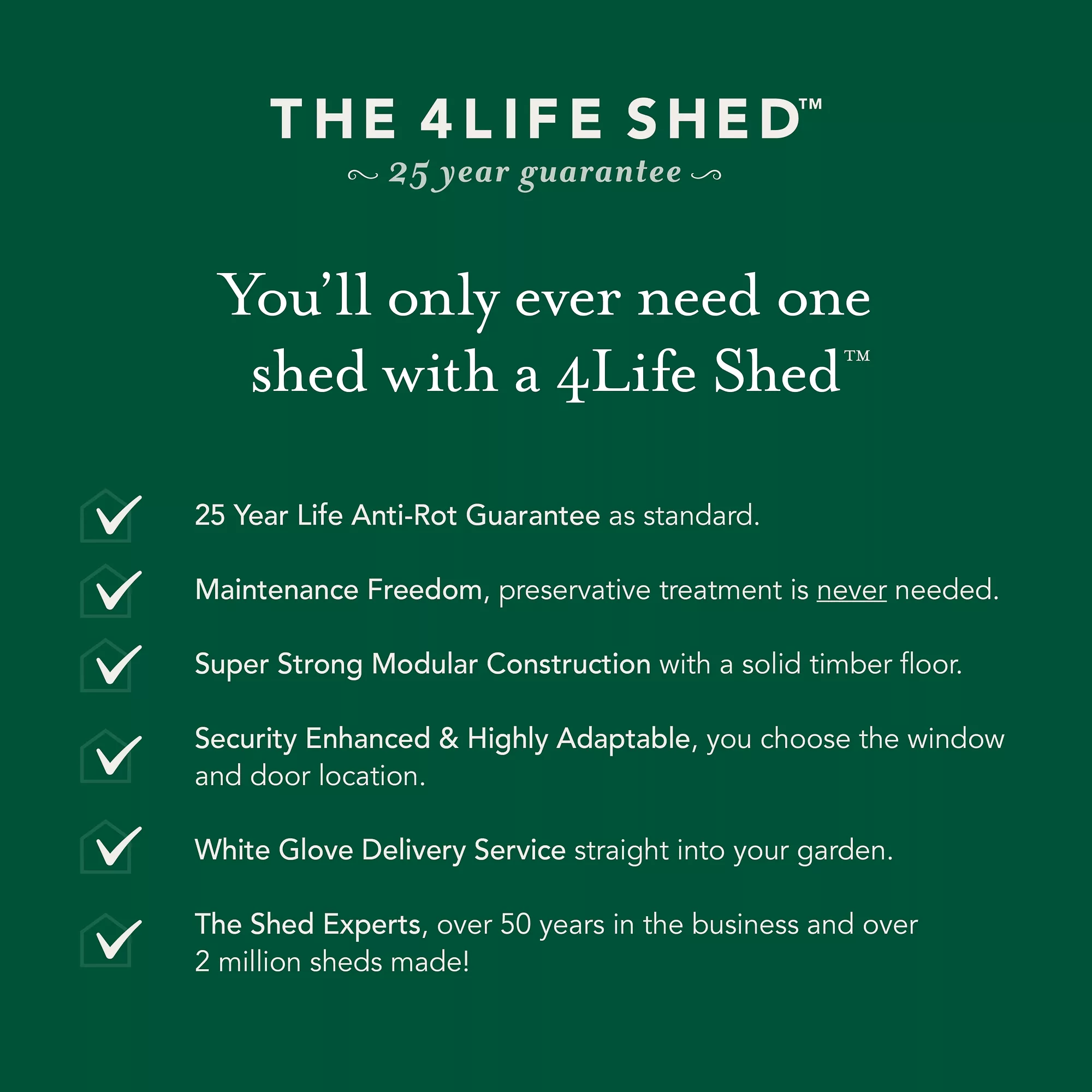 Forest Garden 6x10 Apex Pressure Treated Overlap Wooden Shed With Floor (Base Included) - Assembly Service Included - Image 5