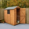 Forest Garden 6x4 Ft Apex Shiplap Wooden Shed With Floor (Base Included)