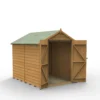 Forest Garden 6x8 Apex Dip Treated Shiplap Wooden Shed With Floor - Assembly Service Included