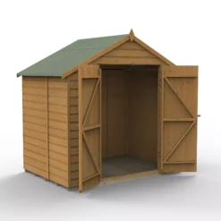 Forest Garden 7x5 Apex Dip Treated Shiplap Wooden Shed With Floor - Assembly Service Included