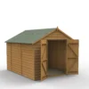 Forest Garden 8x10 Apex Dip Treated Shiplap Wooden Shed With Floor (Base Included) - Assembly Service Included