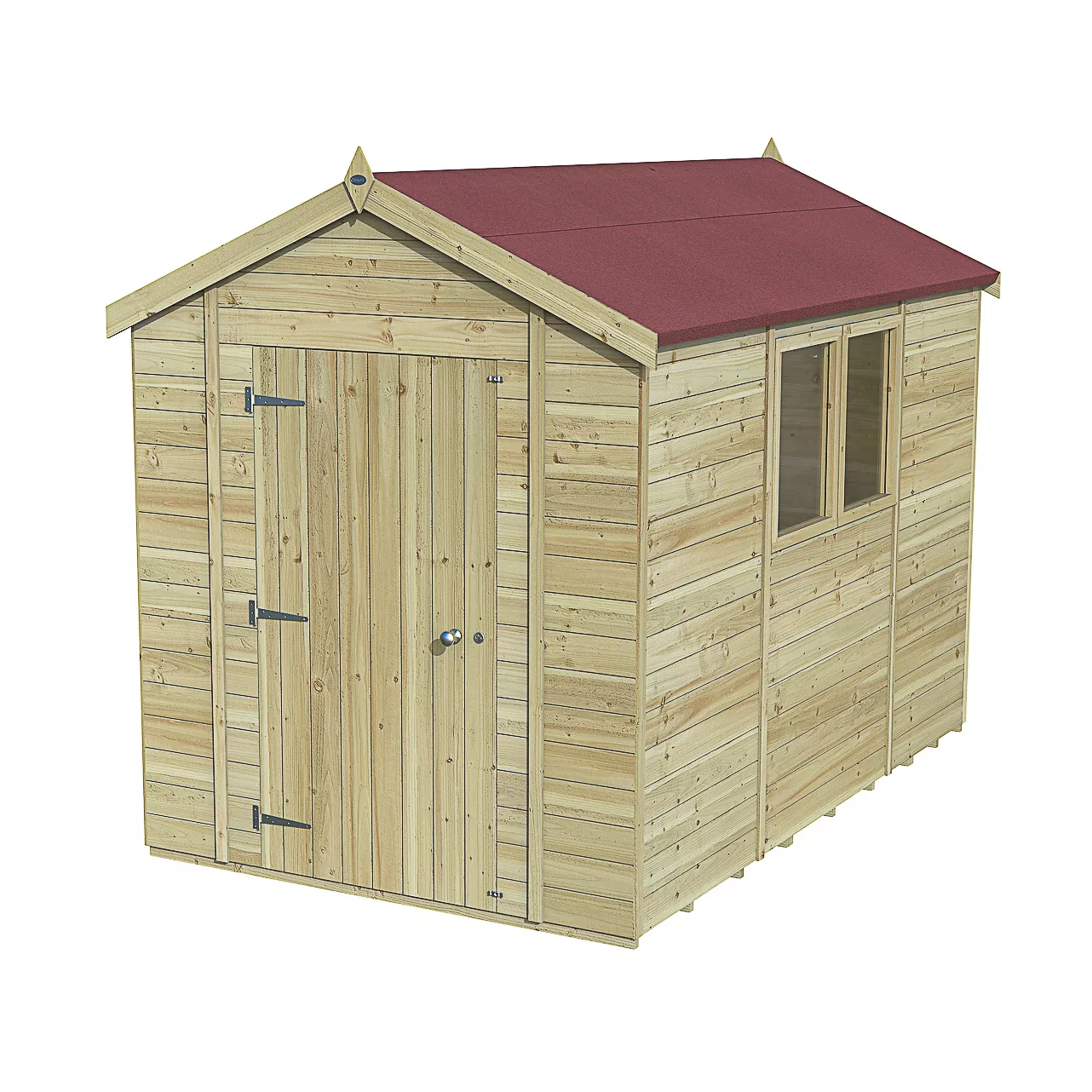 Forest Garden Timberdale 10x6 Ft Apex Tongue & Groove Wooden Shed With Floor - Image 2