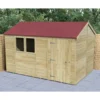 Forest Garden Timberdale 12x8 Ft Reverse Apex Tongue & Groove Wooden Shed With Floor