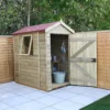 Forest Garden Timberdale 6x4 Ft Apex Tongue & Groove Wooden Shed With Floor
