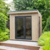 Forest Garden Xtend 8x9 Pent Tongue & Groove Garden Office With Single Door