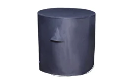 GoodHome Hamilton Steel Grey Round Dining Table Cover 72cm(H) 72cm(Dia)