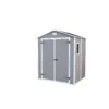 Keter Manor Apex Grey Plastic Shed With Floor (Base Included)