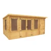 Mercia 17x10 Pent Tongue & Groove Cabin With Double Door