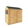Mercia 7x5 Ft Reverse Apex Tongue & Groove Wooden 2 Windows Shed With Floor