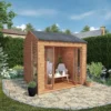 Mercia 8x8 Reverse Apex Tongue & Groove Summer House With Bi-fold Door