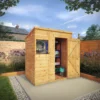 Mercia Premium 6x4 Ft Pent Shiplap Wooden Shed With Floor