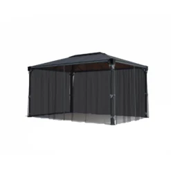 Palram - Canopia 4K Series Grey Polyester (PES) Gazebo Net (L)2170mm (W)4360mm