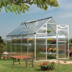 Palram - Canopia Mythos Silver 6x10 Greenhouse
