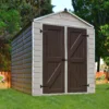 Palram - Canopia Skylight 6x8 Apex Tan Plastic Shed With Floor