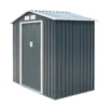 Rowlinson Trentvale 6x4 Apex Dark Grey Metal Shed