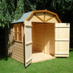 Shire Dutch 7x7 Ft Dutch Apex Shiplap Wooden Shed With Floor