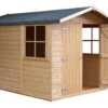Shire Guernsey 7x10 Ft Apex Shiplap Wooden 2 Door 2 Windows Shed With Floor (Base Included)