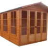 Shire Kensington 13x7 Apex Shiplap Wooden Summer House - Base Not Included