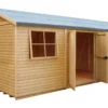 Shire Mammoth 20x10 Glass Apex Wooden Workshop - Base Not Included