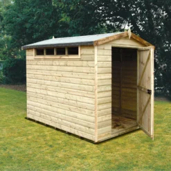 Shire Security Cabin 10x10 Ft Apex Shiplap Wooden Shed With Floor