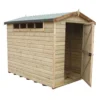 Shire Security Cabin 10x8 Ft Apex Shiplap Wooden Shed With Floor