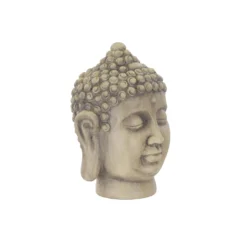 Terrastyle Cream Buddha Head Garden Ornament (H)26cm